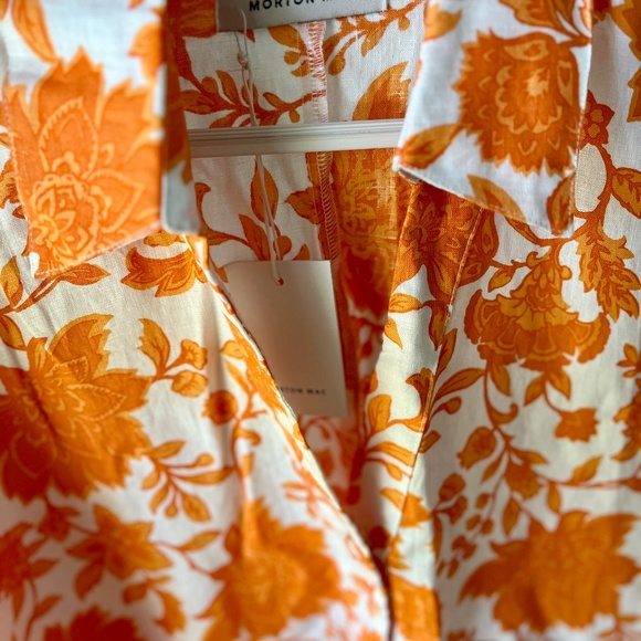 NWT Morton Mac Lora Linen Tunic and Linen Shorts Set - Picture 3 of 5